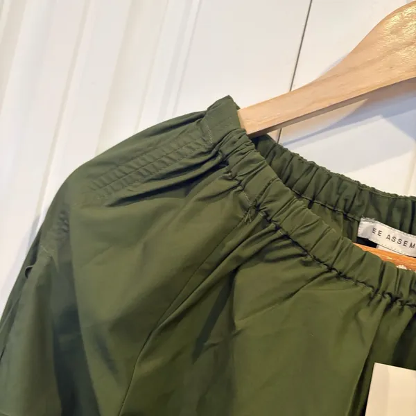 Free Assembly‎ Green Tie sleeve Top Size XS - Image 3