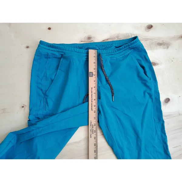 Greys Anatomy by Barco Women Active Spandex Stretch Scrub Pants Size L Teal Blue - Image 11