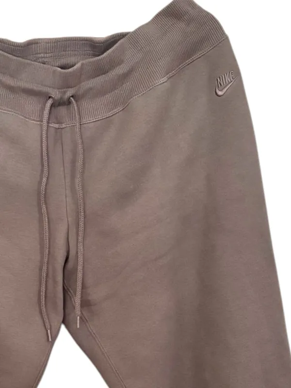 Nike Chocolate Brown Taupe Drawstring Sweatpants Pants - Image 2