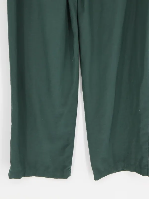 Madewell Drapey Pleated Wide-Leg Pants Women’s 2 Dark Green High Rise Preppy - Image 9