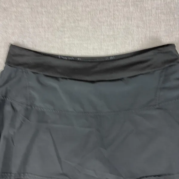 PrAna‎ Skort Womens M Black Athletic Pull On Pockets Built In Shorts Tagless - Image 4