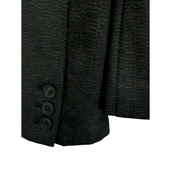 Liverpool Los Angeles Herringbone Ponte Knit Fitted Blazer Jacket Gray Sz‎ Large - Image 13