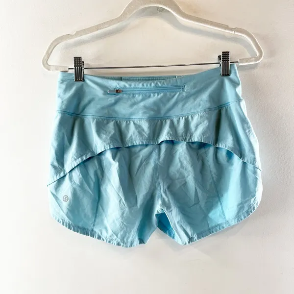 Lululemon Speed Up Mid-Rise Lined Short 4" Blue Chill 6 - Image 6