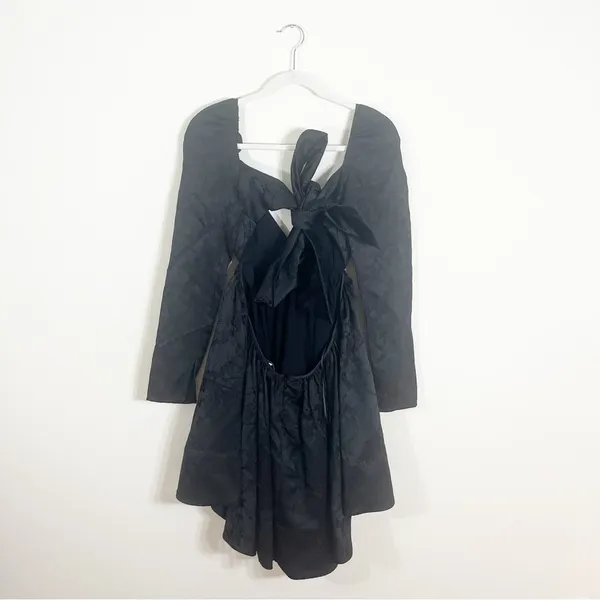 NWT Sau Lee Lena Dress Mini Black Size 6 - Image 4