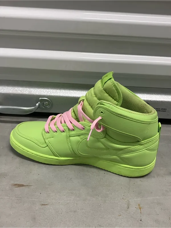 Billie Eilish x Air Jordan 1 KO 'Volt' Women's Sneakers 12W - Image 5