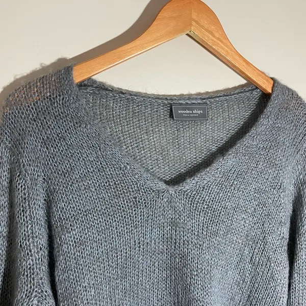 Wooden Ships Lightweight Fuzzy Sweater - Image 4