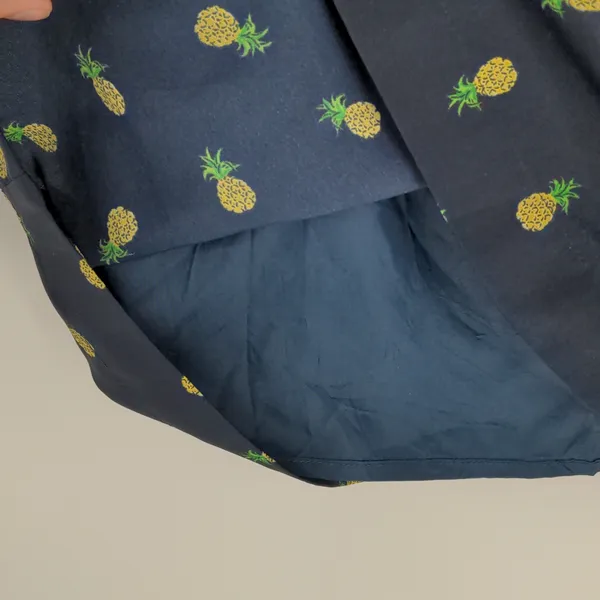 J. Crew Women's Size 6‎ Navy Pineapple Dress Fully Lined Rear Zip Pockets Lined - Image 8
