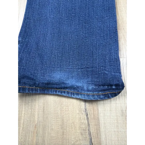 American Eagle Slim Boot‎ Jeans Womens 8 Short Dark Wash Stretch Denim Low Rise - Image 4
