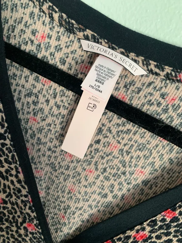 Victoria’s Secret Leopard / Roses Onesie Large - Image 3
