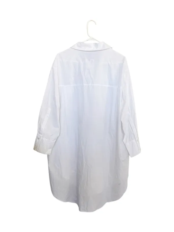 NWT Zara White Button Down Shirt Dress size Medium *PLEASE READ* - Image 2