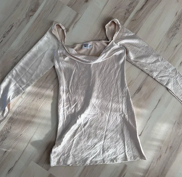 Princess Polly Champagne Mini Dress - Image 4