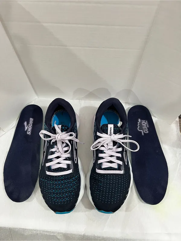 Brooks Women's Glycerin 20 Running Shoes Peacoat/Ocean/Lilac/Navy Size 8.5 Wide - Image 2