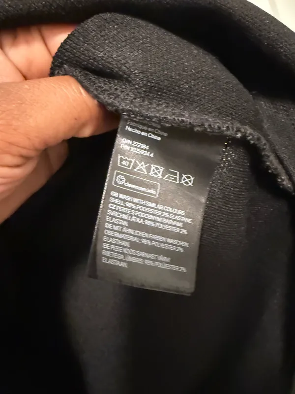 Black H&M Divided Mini Sweater Dress - Image 6