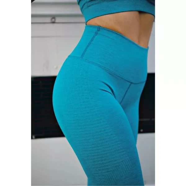 Alphalete Halo Leggings Vivid Teal Blue Womens Size Large - Image 7