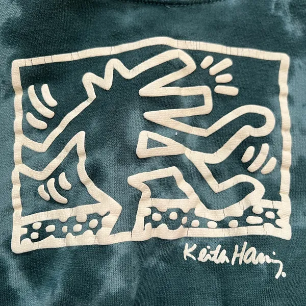 Keith Haring Tie-Dye Pop Art Sweatsuit Sweatshirt & Joggers - Image 6