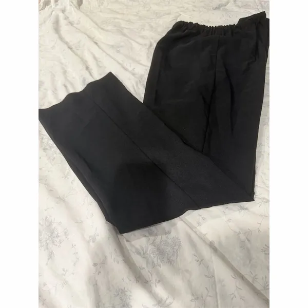 Duet Designs Women's Black 2-Piece Pant Suit Petites Size S - Image 7