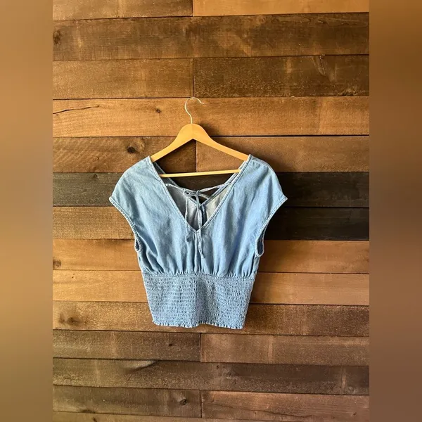 Old-navy Women's Blue Crop-top - Image 7