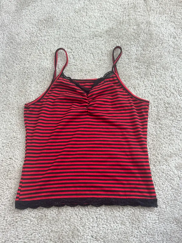 Red & Black Tank Top Size XS - Image 2