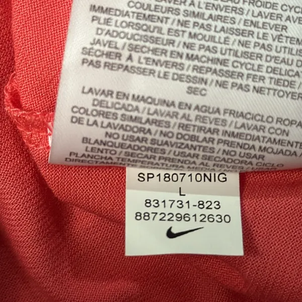 NIKE *flawed* Women's Coral Tank Top Size Large - Image 13