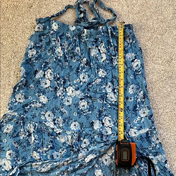 Miami Blue Floral Maxi Skirt - Image 4