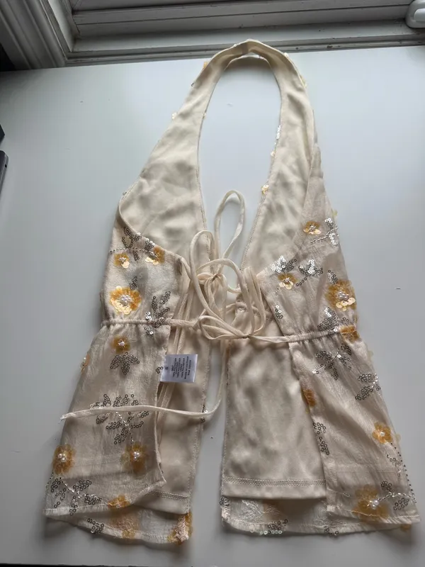 pacsun yellow halter top - Image 2