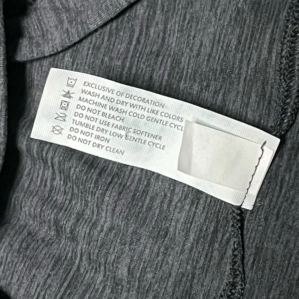 90 Degrees by Reflex NWT XXL Half Zip Pullover Charcoal Crop Hoodie Women’s Athletic - Image 15