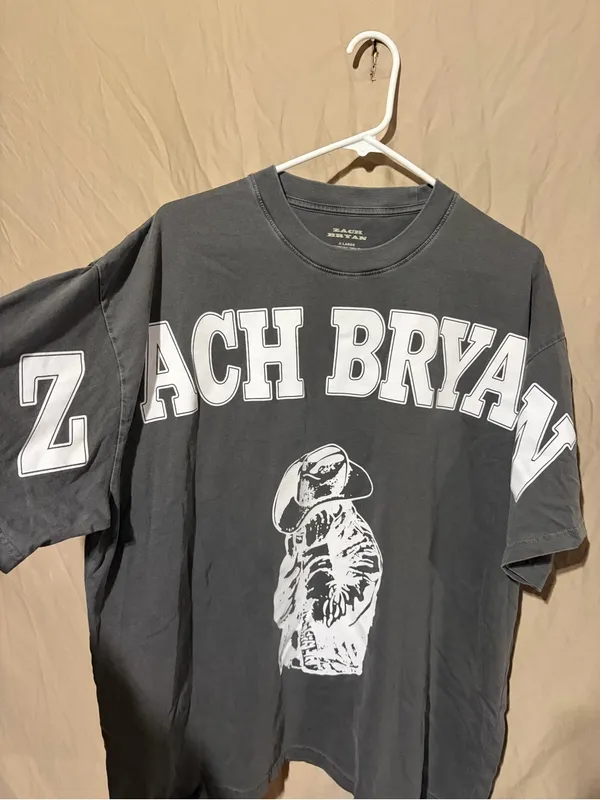 Zach Bryan Burn Burn Burn Tour Graphic Tee Shirt - Image 3
