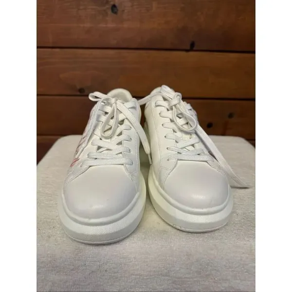 ALDO Women's Peono Floral Lace-Up Platform Sneakers Sz 7 - Image 7