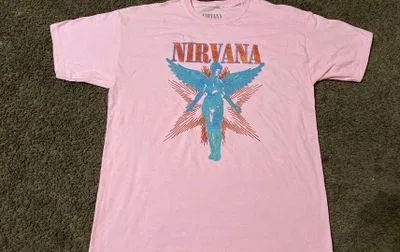 Nirvana In Utero Pink Tee Size XL - Image 5