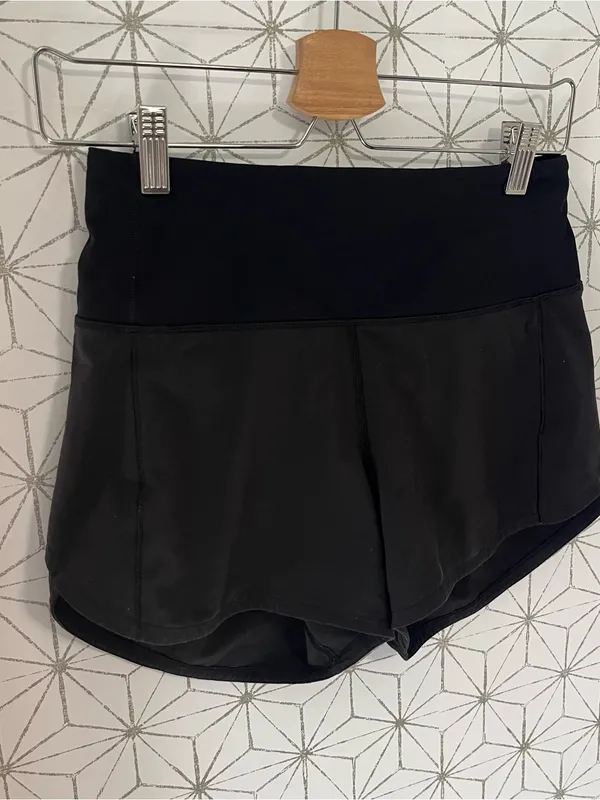 Lululemon High Rise Speed Short Black - Image 3