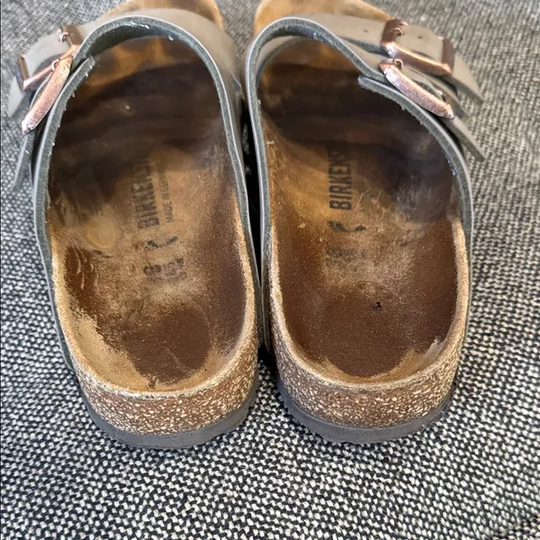 Birkenstock Arizona Brown Sandals Size 38 US 7.5 GUC - Image 4