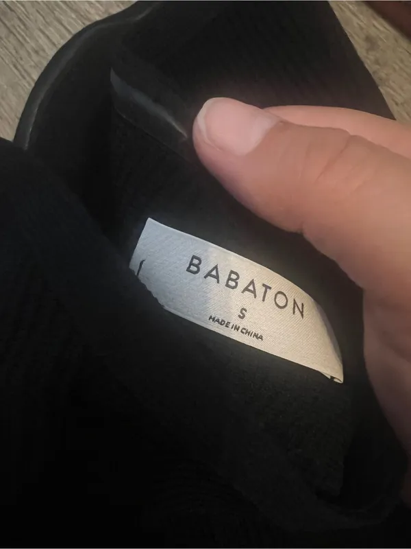 Babaton Black Strapless Ribbed Tube Top - Image 10