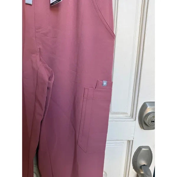 Figs High Waisted Uman Relaxed Jogger Scrub Pant Mauve Pink Size XXSP NWT - Image 2