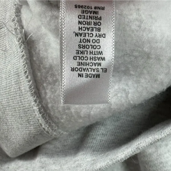 League Belmont University Sweatshirt Large Gray Fleece‎ College Graphic Pullover - Image 10