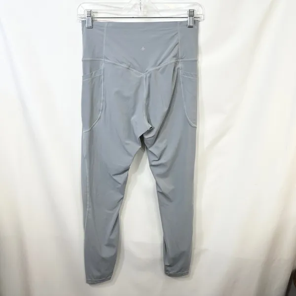 Halara Medium Leggings High Waisted Gray Side Pockets 7/8 Solid‎ Athleisure 704 - Image 6