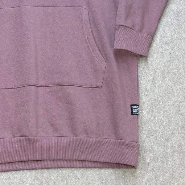 Admiral Womens Large‎ Longline Hoodie Sweatshirt Dress Mauve Purple Athleisure - Image 2