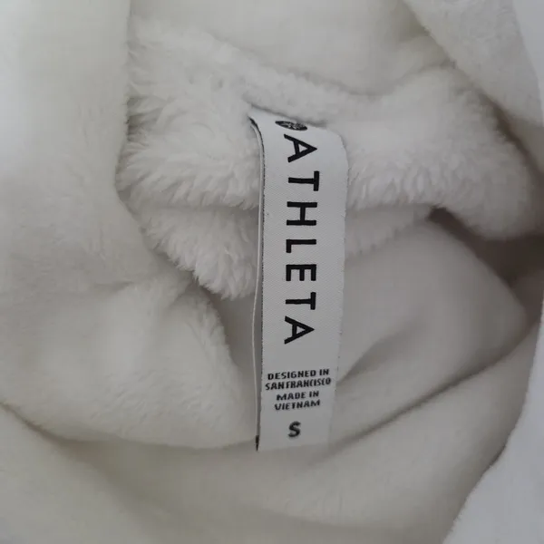 Athleta Women's Small Double Cozy Karma Funnel Neck Pullover Soft Plush Sweater - Image 6