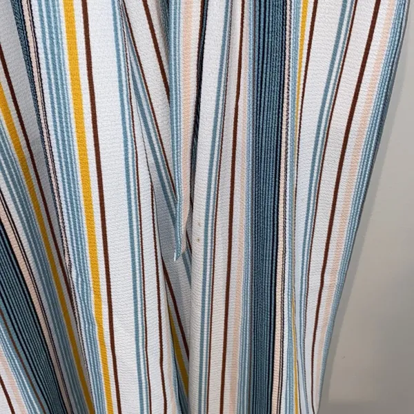 Trixxi striped vneck wide leg cropped jumpsuit - Image 4