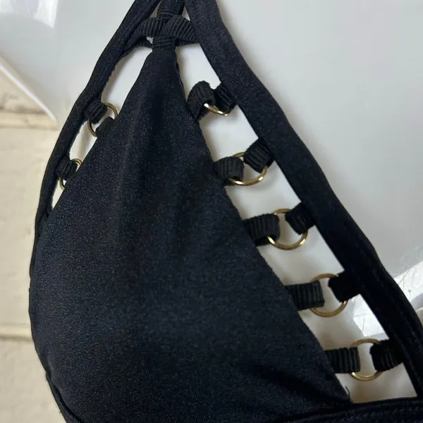 Victoria’s Secret Black Cut Out Bikini Top size S - Image 5