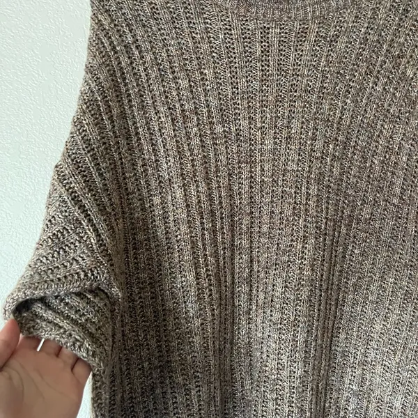 Vintage chunky knit sweater Size L - Image 3