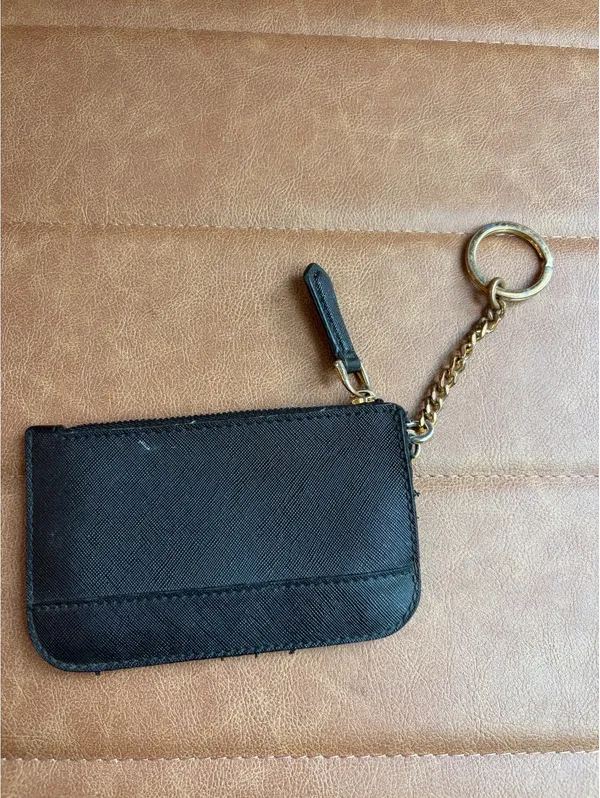 Marc Jacobs Saffiano leather top-zip coin pouch and card case - Image 3
