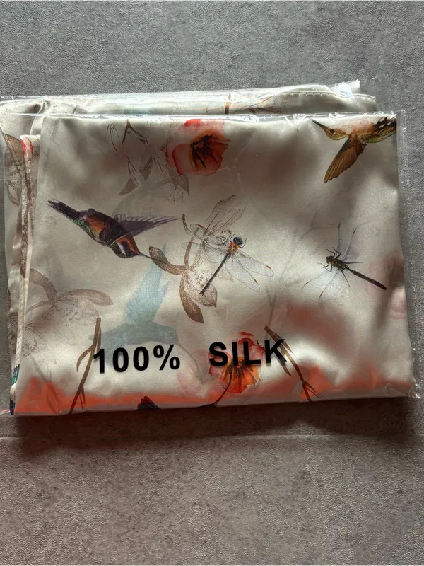 100% silk scarf shawl wrap - Image 5