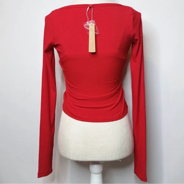 NWT RARE SKIMS Cherry Long Sleeve - Image 2