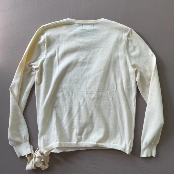Meli Basic Tie Waist Wrap Sweater - Image 9