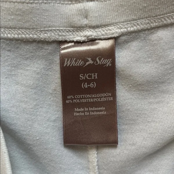 White Stag Women's White Drawstring Knit Bermuda Shorts - Image 4
