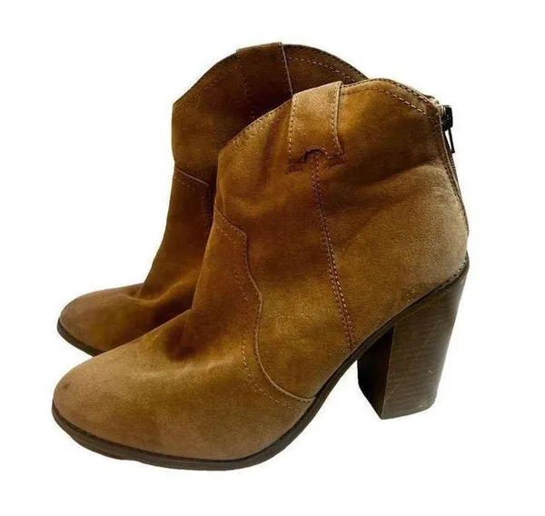 ankle boots textile upper size 10 tan boots - Image 4