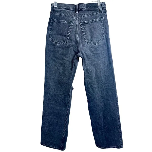 Abercrombie & Fitch 90s Relaxed Jean High Rise Black Straight Jeans Size 26 2 R - Image 2