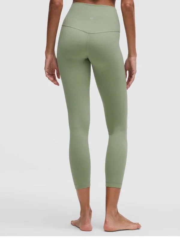 Lululemon Align High-Rise Pant 25" Desert Green size 8 - Image 4