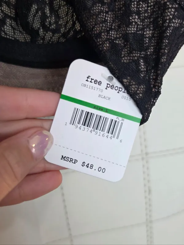 Free People Tameeka Underwire Bra in Black - Image 6