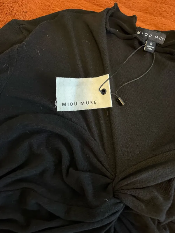 Black Detail Mesh Top - Image 2